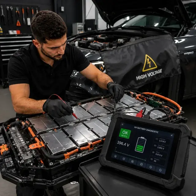 Diagnóstico de batería de alto voltaje
